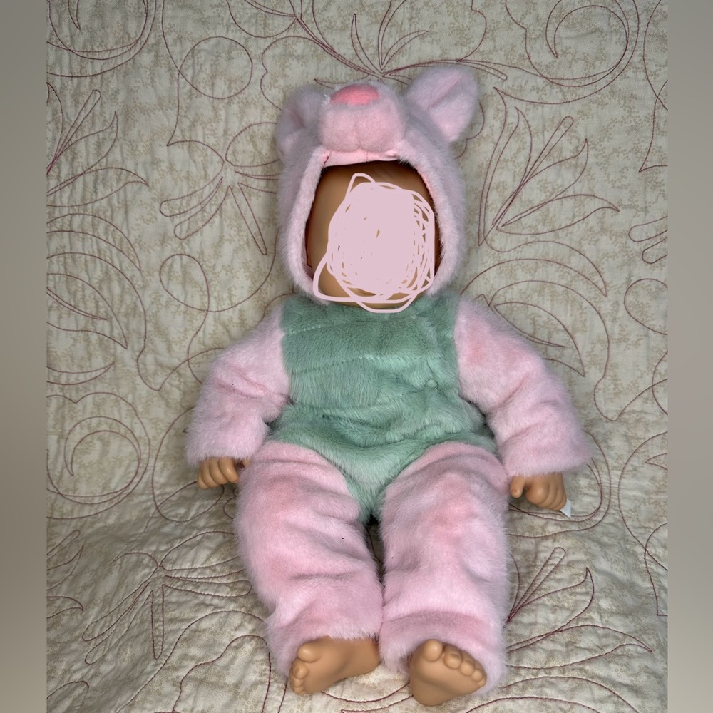 Pottery barn, piglet, costume, baby